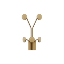 Wallity Giraffe-A Gancho Metálico de Pared Dorado